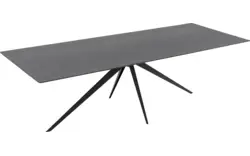 Goossens excellent eettafel uniek zwart eiken - 8211745-02