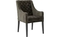 Goossens eetkamerstoel pearl groen stof - 8211799-01
