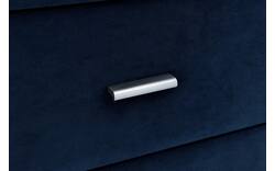 Goossens excellent nachtkastje briljant elite blauw stof - 8211854-C-01