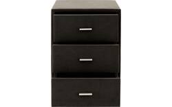 Goossens excellent nachtkastje briljant elite bruin stof - 8211856-C-01