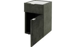 Goossens nachtkastje briljant luxe groen stof - 8211869-A-02