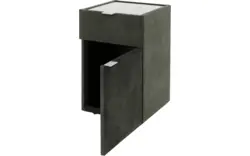 Goossens nachtkastje briljant luxe groen stof - 8211869-A-02