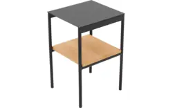 Goossens nachtkastje duc blank eiken - 8211887-02