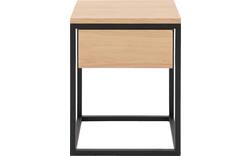 Goossens nachtkastje lord wit eiken - 8211889-02