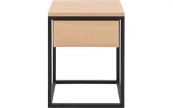 Goossens nachtkastje lord wit eiken - 8211889-02
