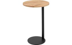 Goossens nachtkastje runt blank eiken - 8211895-03