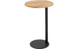 Goossens nachtkastje runt blank eiken - 8211895-03