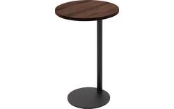 Goossens nachtkastje oval donker bruin eiken - 8211902-01
