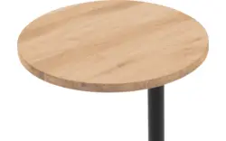 Goossens nachtkastje runt wit eiken - 8211900-03