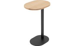 Goossens nachtkastje oval wit eiken - 8211901-01