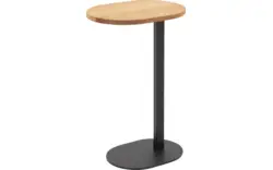 Goossens nachtkastje oval blank eiken - 8211903-01