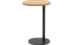Goossens nachtkastje oval blank eiken - 8211903-01