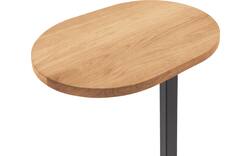 Goossens nachtkastje oval blank eiken - 8211903-01