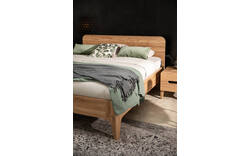 Goossens excellent bedframe curve onbewerkt eiken - 8196831-01