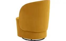 Goossens draaifauteuil gando geel stof - 8212515-01
