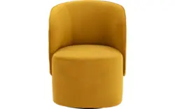 Goossens draaifauteuil gando geel stof - 8212515-01