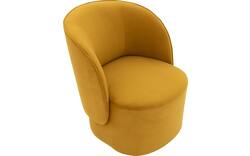 Goossens draaifauteuil gando geel stof - 8212515-01