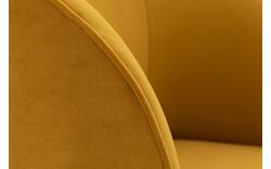 Goossens draaifauteuil gando geel stof - 8212515-01