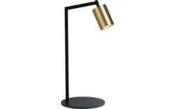 Goossens tafellamp tarik zwart metaal - 8212569-01