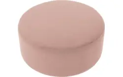 Goossens poef arendal roze stof - 8212609-01