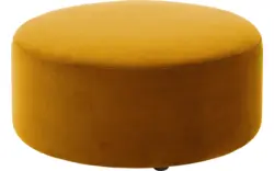 Goossens poef arendal geel stof - 8212613-01