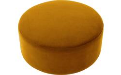 Goossens poef arendal geel stof - 8212613-02