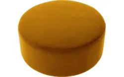Goossens poef arendal geel stof - 8212613-01