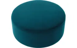 Goossens poef arendal blauw stof - 8212614-01