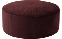 Goossens poef arendal rood stof - 8212617-01