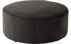 Goossens poef arendal grijs stof - 8212622-01