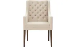 Goossens eetkamerstoel pearl beige stof - 8213064-02