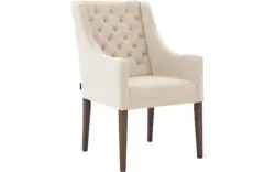 Goossens eetkamerstoel pearl beige stof - 8213064-02