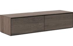 Goossens excellent tv meubel vic donker bruin eiken - 8213076-01