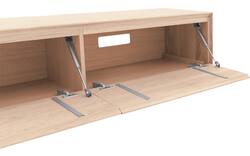 Goossens excellent tv meubel vic wit eiken - 8213080-01