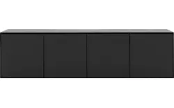 Goossens excellent dressoir vic zwart eiken - 8213116-01
