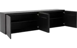 Goossens excellent dressoir vic zwart eiken - 8213116-01