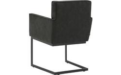 Goossens excellent eetkamerstoel tom grijs micro leer - 8213147-03
