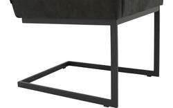 Goossens excellent eetkamerstoel tom grijs micro leer - 8213147-02