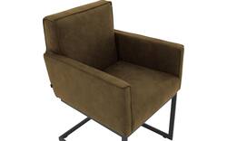Goossens excellent eetkamerstoel tom groen micro leer - 8213148-02
