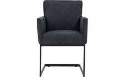 Goossens excellent eetkamerstoel tom blauw micro leer - 8213149-02
