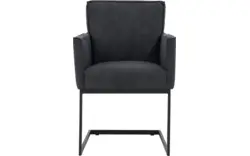 Goossens excellent eetkamerstoel tom blauw micro leer - 8213149-02