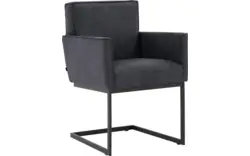 Goossens excellent eetkamerstoel tom blauw micro leer - 8213149-02