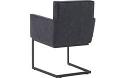 Goossens excellent eetkamerstoel tom blauw micro leer - 8213149-03