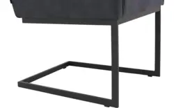 Goossens excellent eetkamerstoel tom blauw micro leer - 8213149-02
