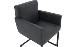 Goossens excellent eetkamerstoel tom blauw micro leer - 8213149-02
