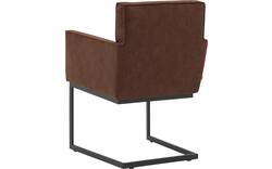 Goossens excellent eetkamerstoel tom bruin micro leer - 8213150-03