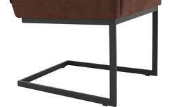 Goossens excellent eetkamerstoel tom bruin micro leer - 8213150-02