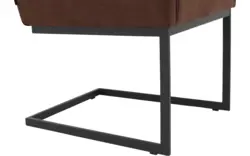 Goossens excellent eetkamerstoel tom bruin micro leer - 8213150-02