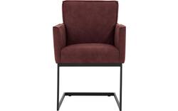 Goossens excellent eetkamerstoel tom rood micro leer - 8213152-02