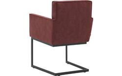 Goossens excellent eetkamerstoel tom rood micro leer - 8213152-03
